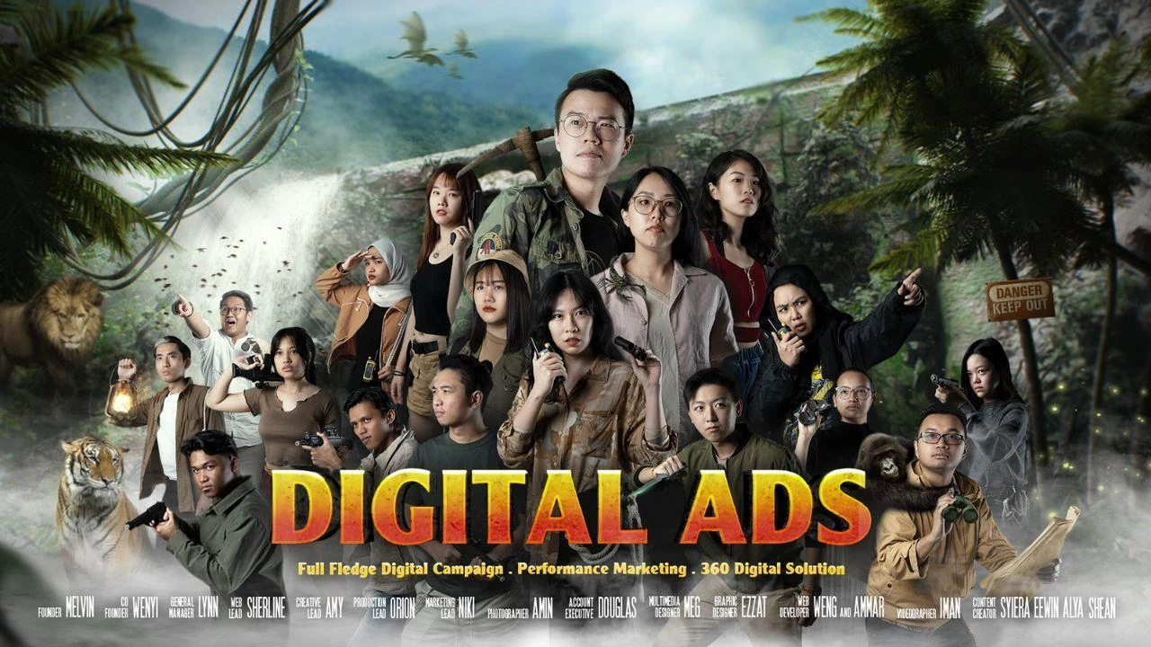 Digital Ads team featured in the agency’s creative campaign montage